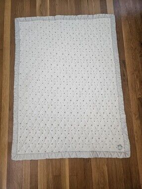 Dreamland baby weighted toddler blanket White Stars